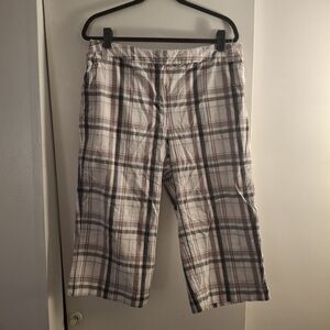 Style & Co. Women's Plaid Cotton Pants